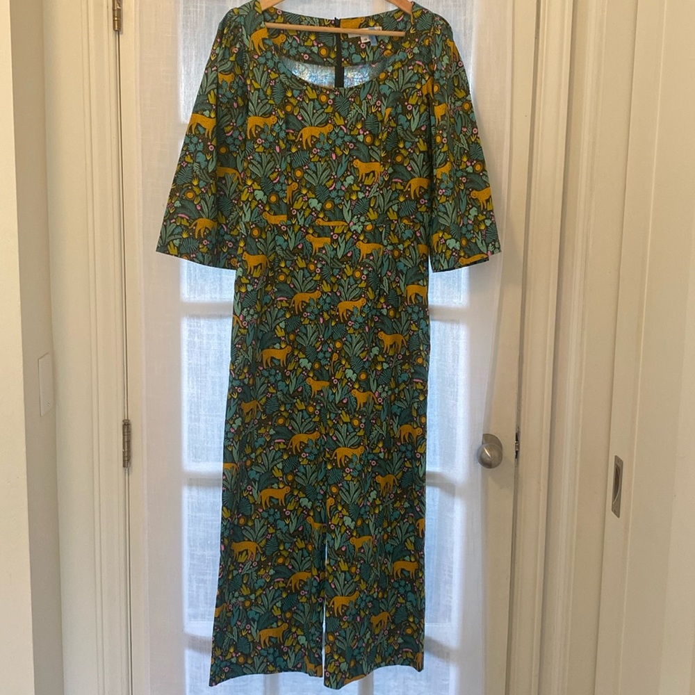 Oh, birds of North America, one piece jumpsuit, made in Canada.